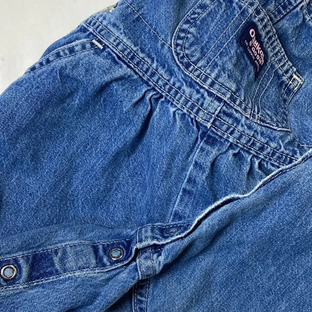 10/$50 VINTAGE OSHKOSH B GOSH OVERALL 💯 COTTON SIZE KIDS 12 MONS